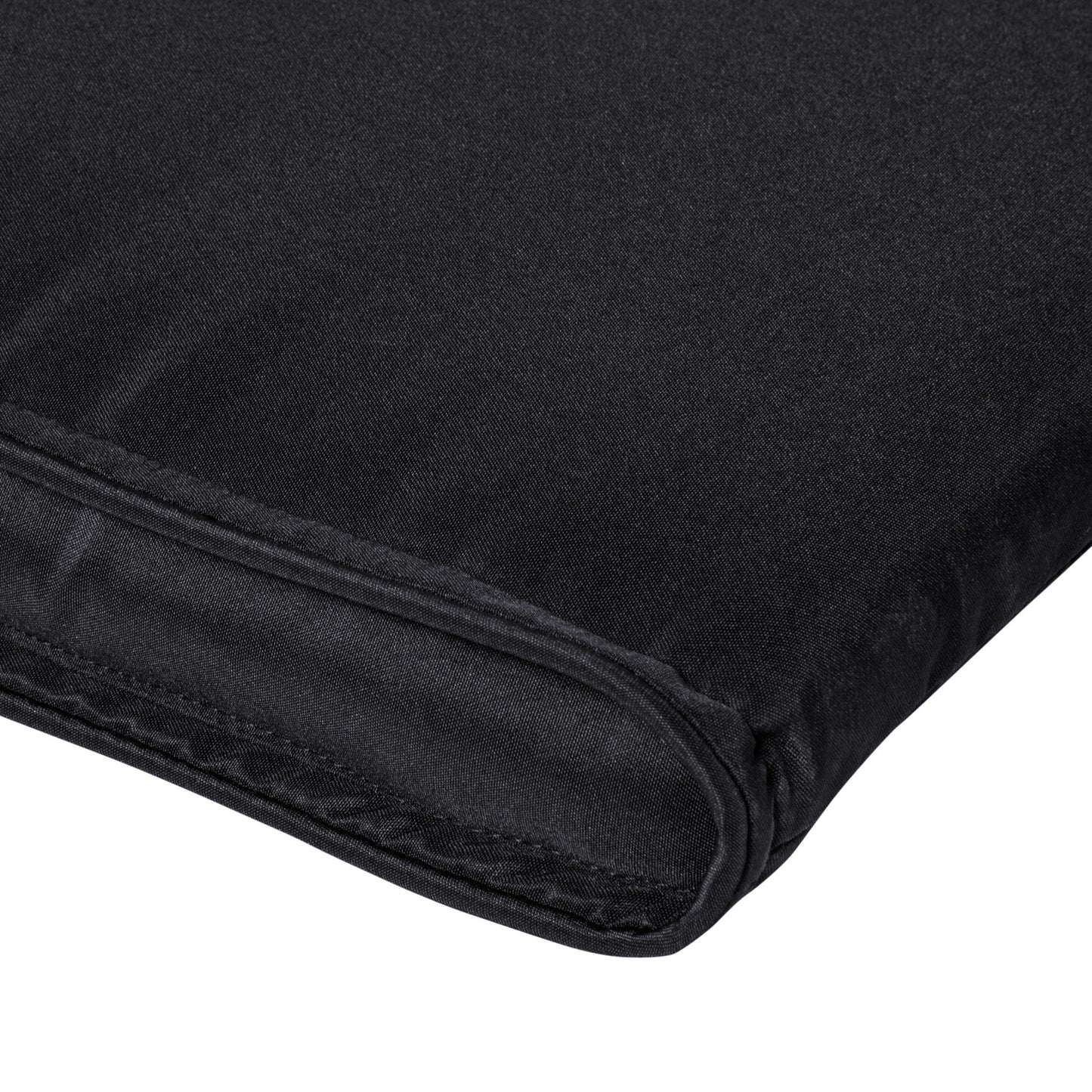 Outsunny Garden Sun Lounger Cushion Replacement Soft Sunbed Reclining Chair Relaxer Pad with Pillow, Cushion ONLY - Black