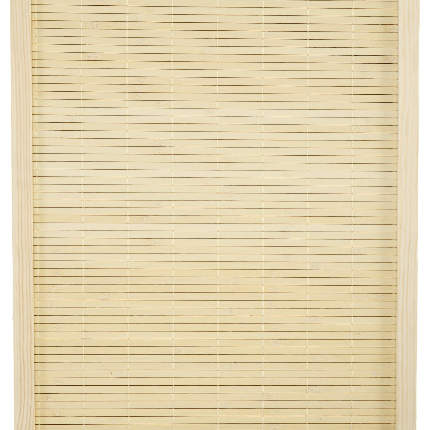 HOMCOM Room Divider, Freestanding Privacy Screen, 4 Panel Folding, 180 x 180cm, Natural