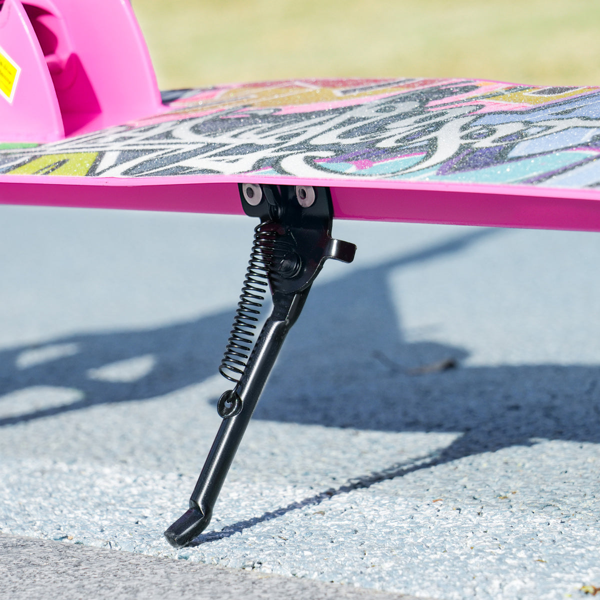 AIYAPLAY Foldable Kids Scooter with Adjustable Handlebar, 200mm Big Wheel, Rear Fender Brake, for Ages 6-12 Years, Pink