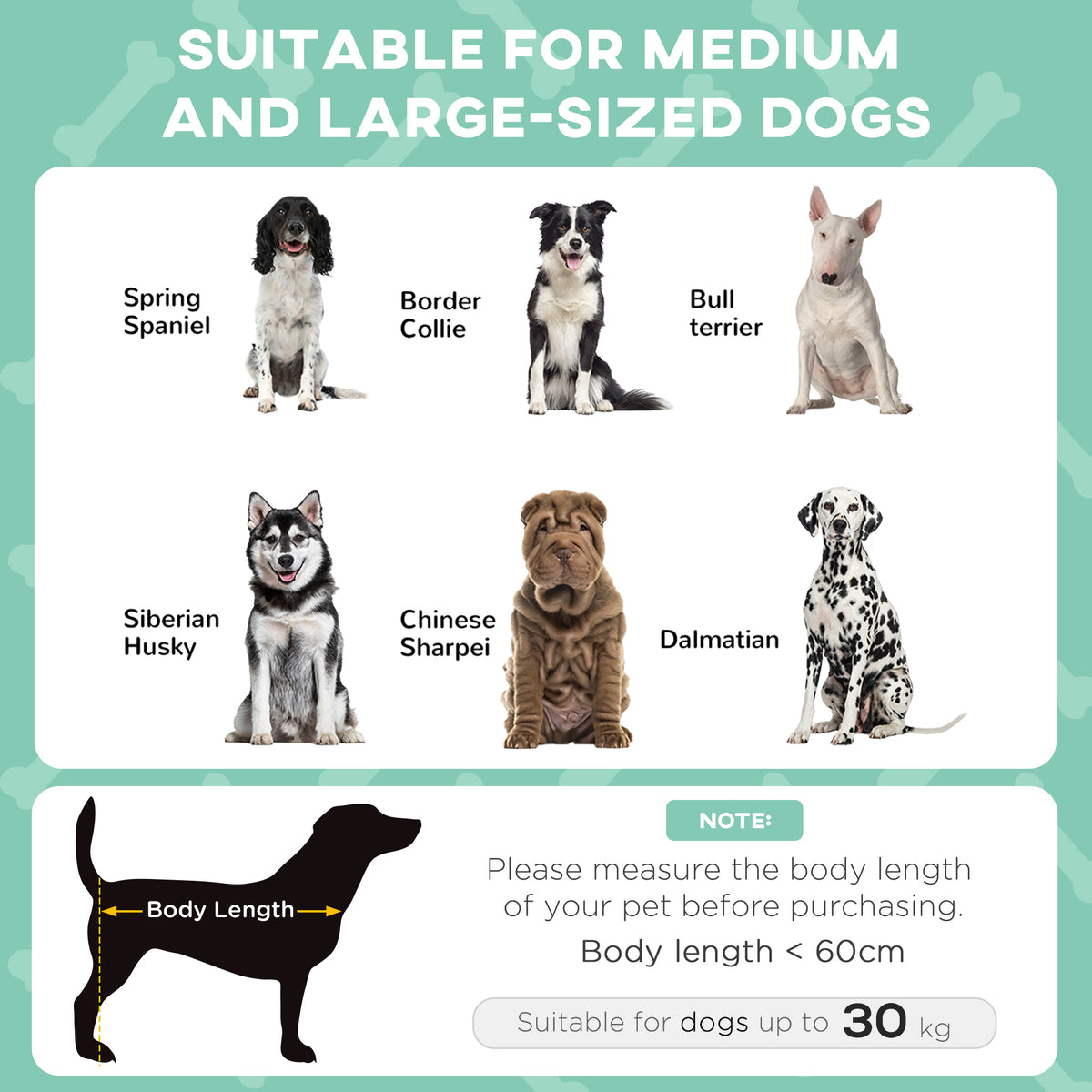 PawHut Cooling Raised Pet Bed w/ Washable Breathable Mesh, for Medium, Large Dogs, 91 x 76 x 85cm - Light Grey
