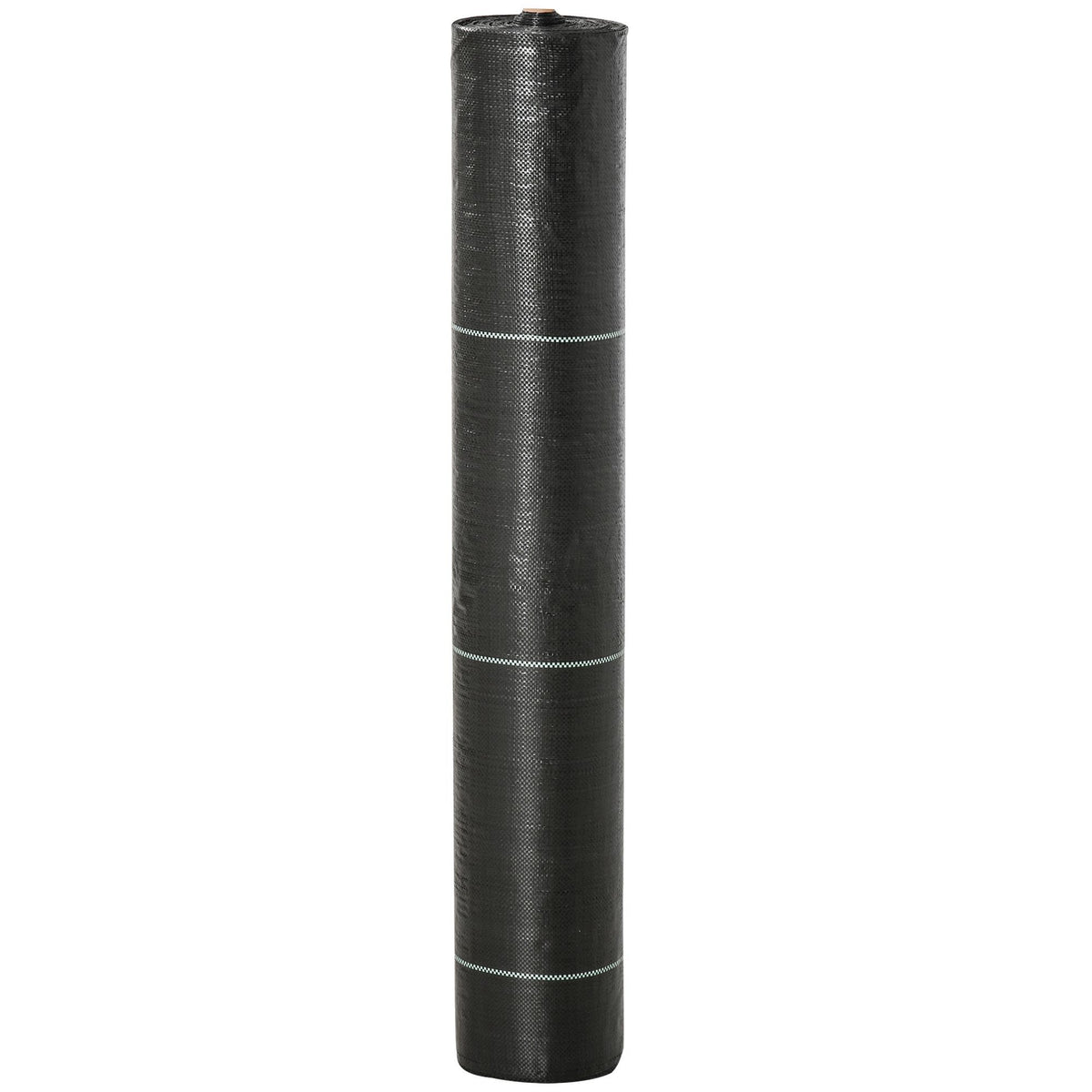 Outsunny 2m x 50m Weed Control Membrane, Heavy Duty Weed Control Barrier Fabric, 100gsm Ground Cover for Patios, Garden