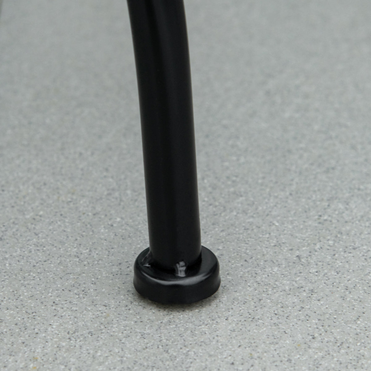 Outsunny table leg with a black protective foot cap