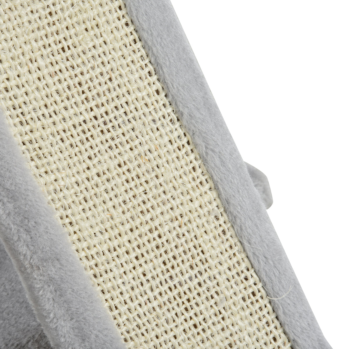 PawHut Cat Tree for Indoor Cats 81cm Cat Scratching Post Scratch Board Kitten Tower Climbing Frame Grey
