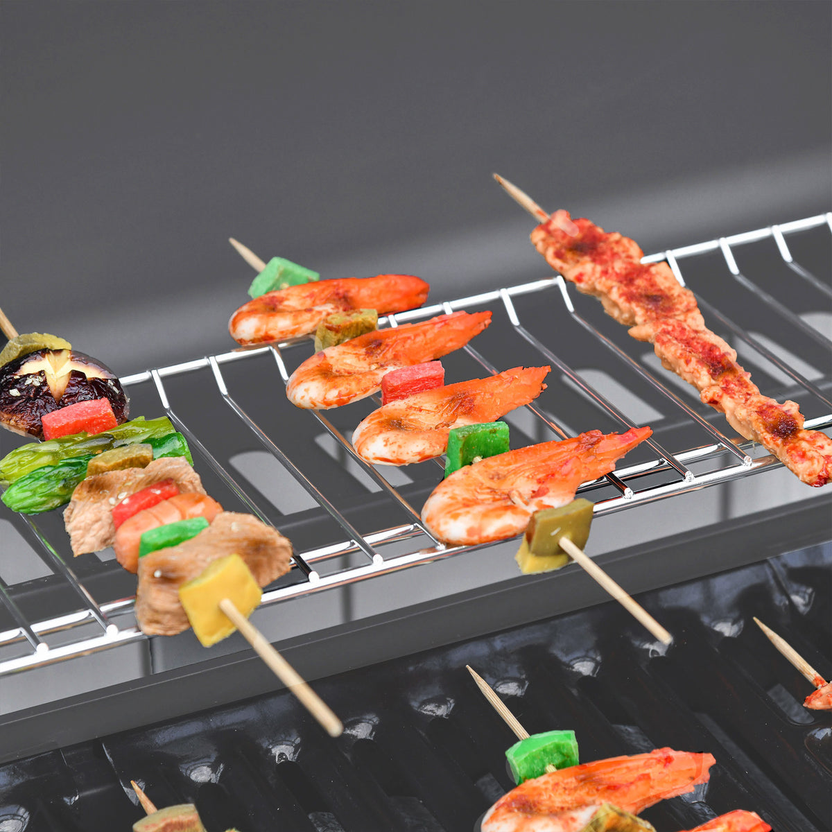 Outsunny Seven-Burner Gas BBQ Grill - Grey