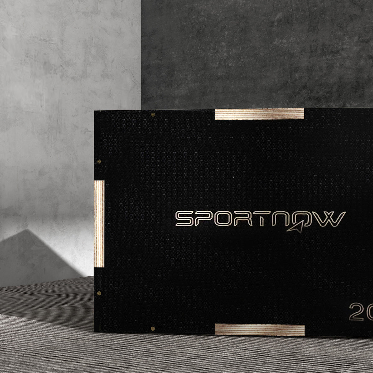 SPORTNOW Multi-Faceted Jump Box, Wooden Step Up Box, for Home, Gym, Exercise, 41/51/61cm - Black