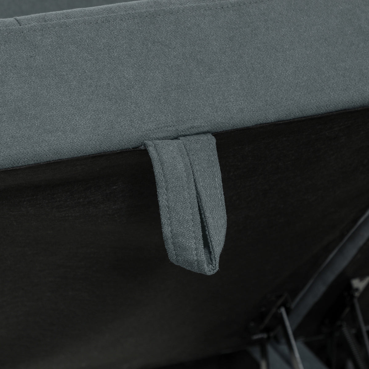 HOMCOM 'L' Shape Modular Sofa, with Storage - Dark Grey
