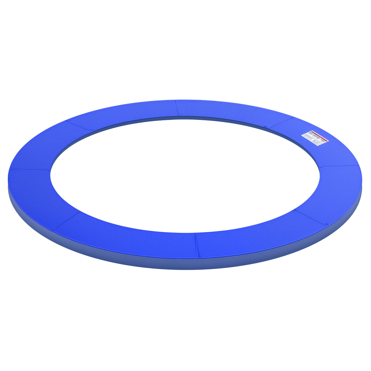 Blue HOMCOM trampoline safety pad, shown as a thick circular ring.