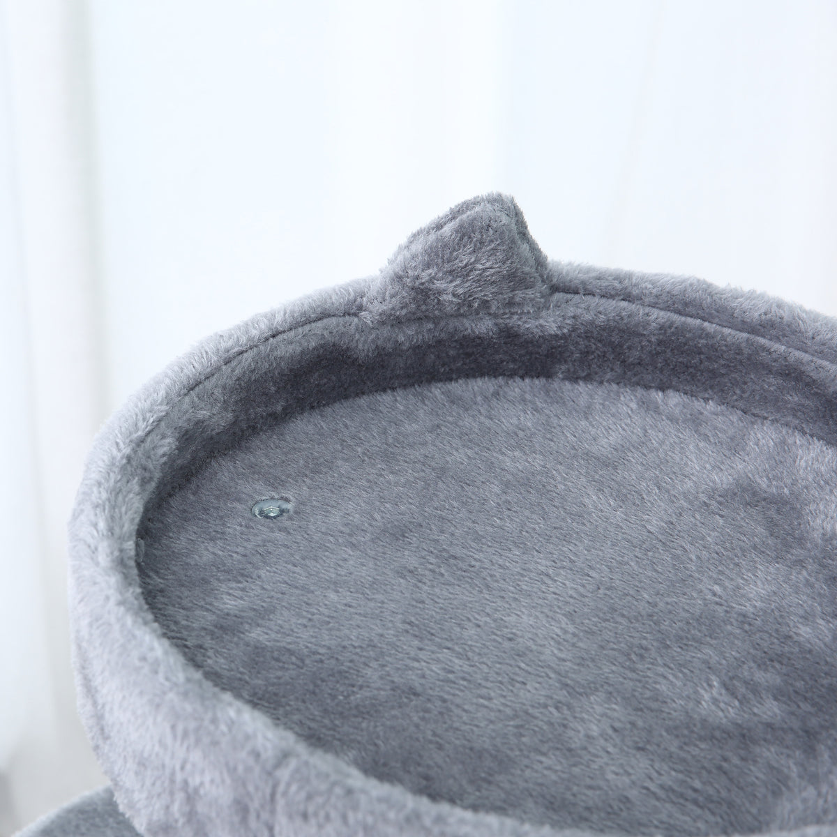PawHut 104 cm Cat Tree, Cat Condo Tree Tower, Cat Activity Centre with Scratching Posts, Plush Perches, Hanging Ball - Grey