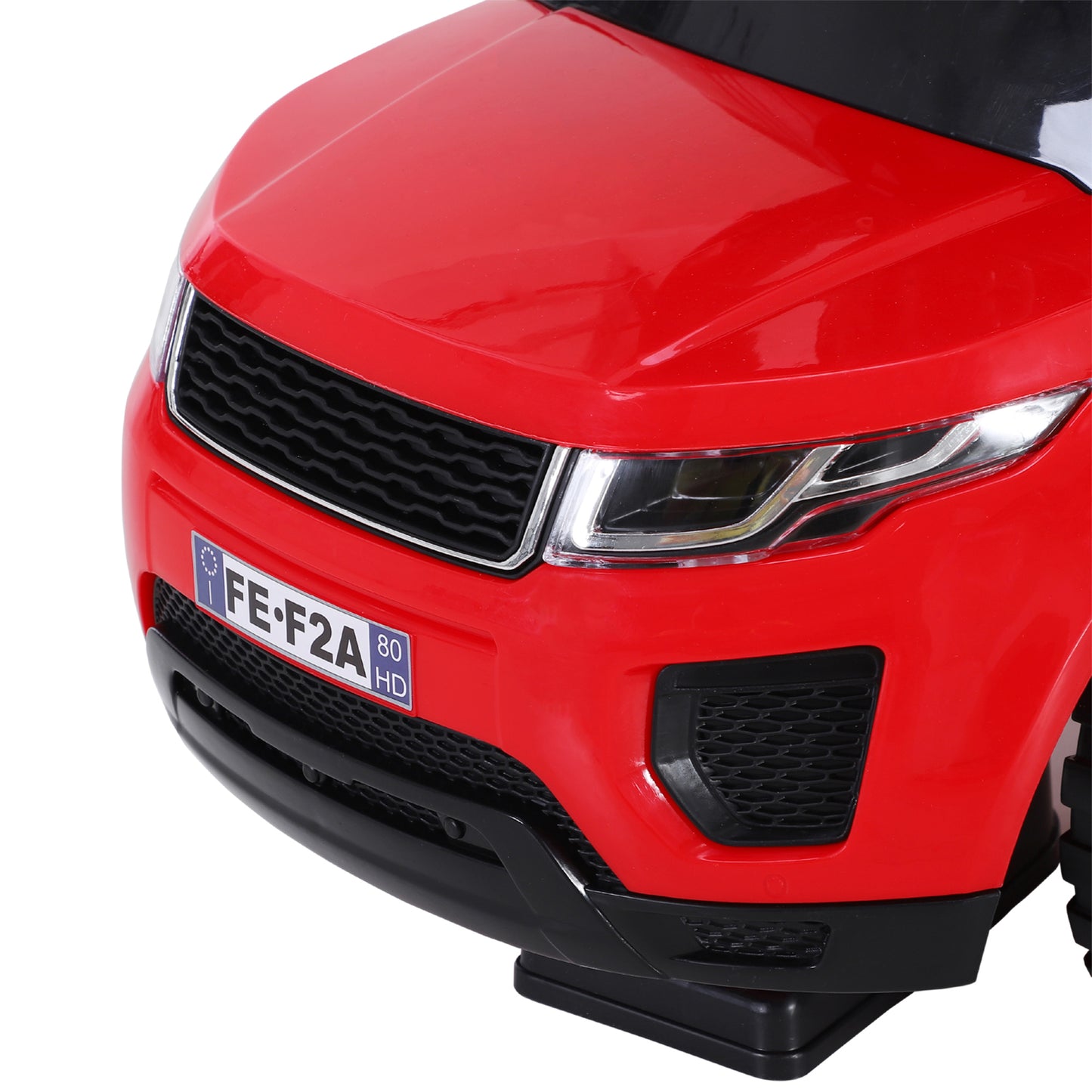 HOMCOM 3-in-1 Ride On Car Foot To Floor Slider Toddler w/ Horn Steering Wheel NO POWER Manual Under Seat Storage Secure Design for 1-3 Year Old Red