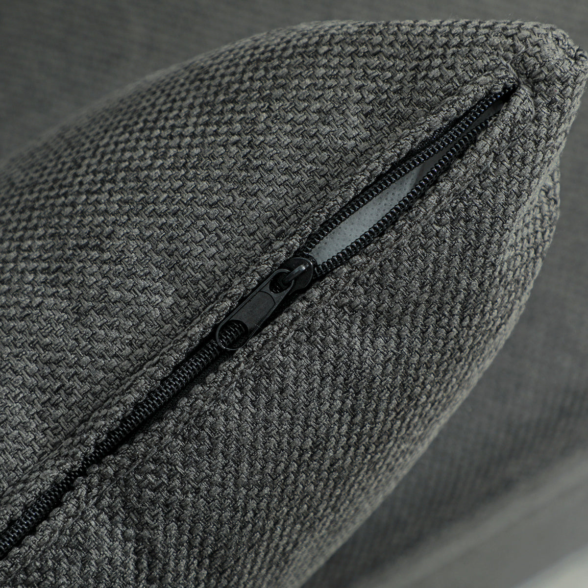 HOMCOM Three-Way Two-Seater Sofa Bed - Charcoal Grey