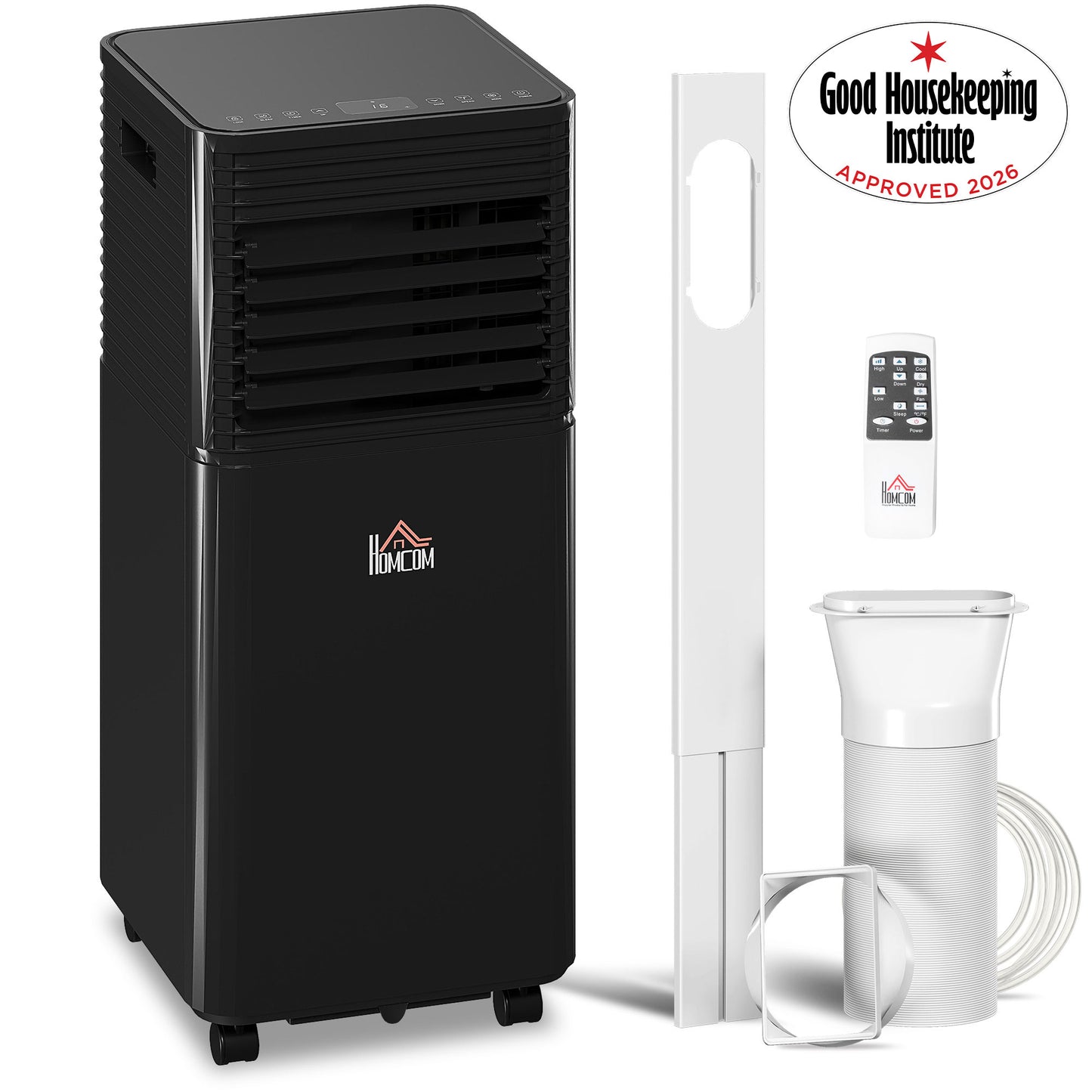 Photo of HOMCOM 5000 BTU 4-In-1 Portable Air Conditioner Unit for Room up to 18m², Good Housekeeping Institute Approved in Approved colour on a white background