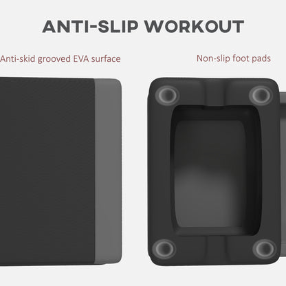 SPORTNOW stepper close-up showing textured top and non-slip pads underneath