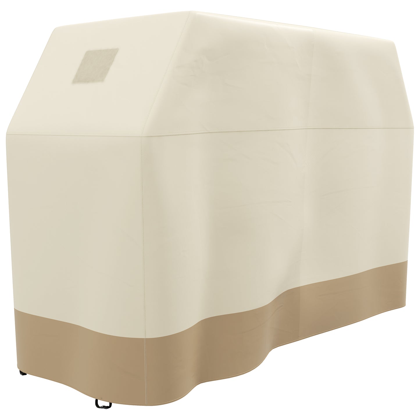 Photo of Outsunny 71W x 188Lcm PU Coated Protective Grill Cover - Beige in Beige colour on a white background