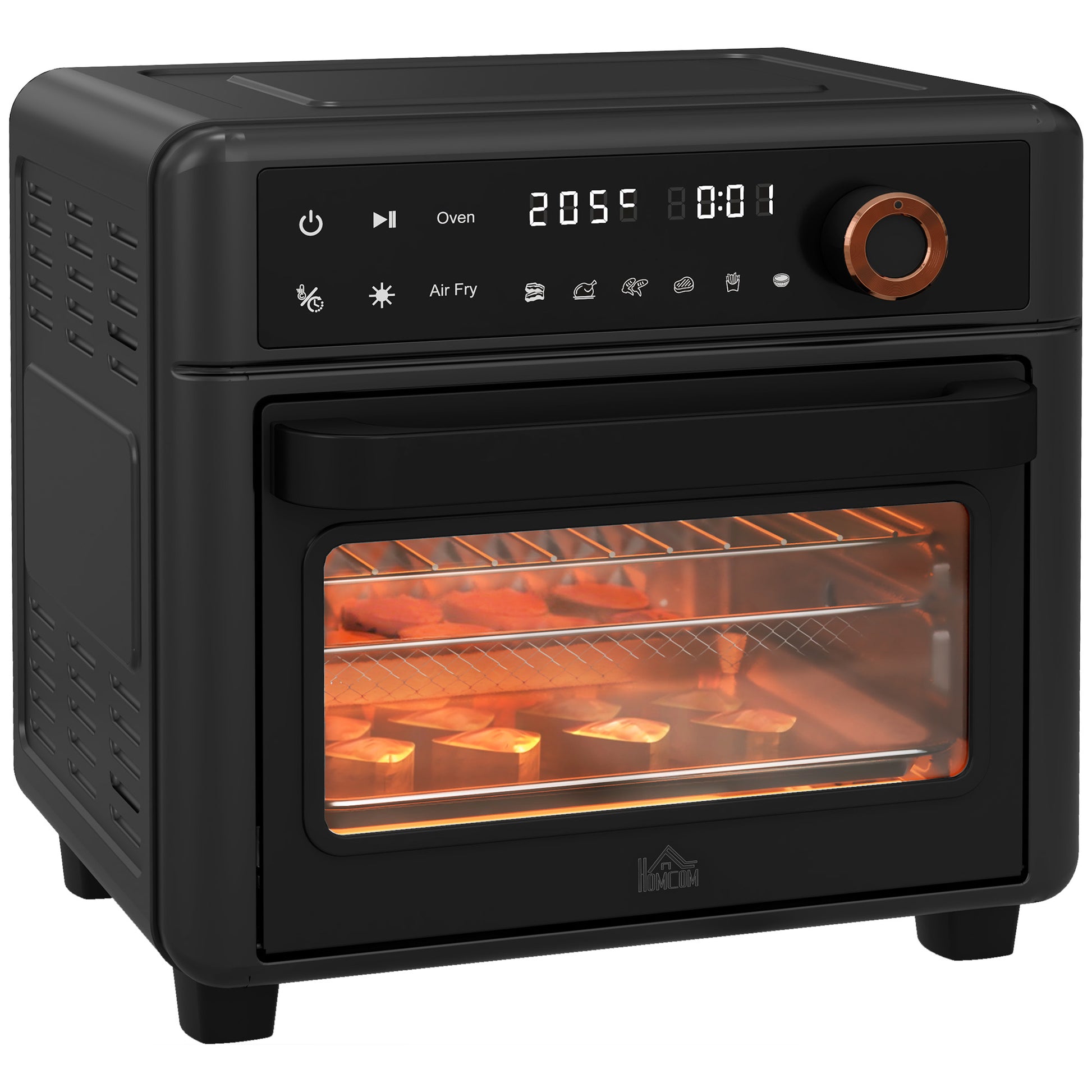 Photo of HOMCOM Air Fryer Oven, 13L Mini Oven, Multifunction Countertop Convection Oven w/ 12 Presets, Adjustable Temp and Time, 1500W in 1500W colour on a white background