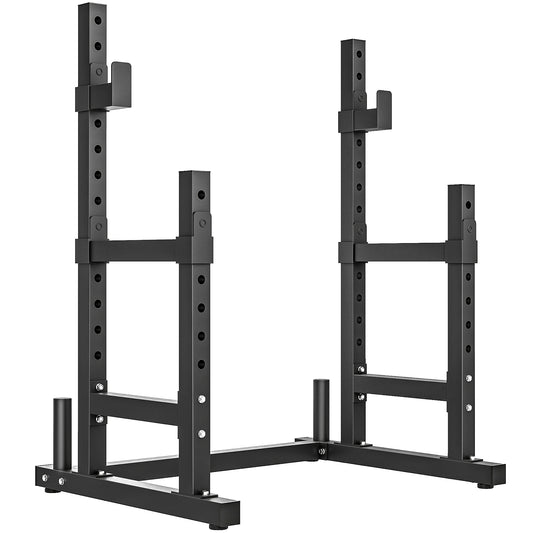 Photo of SPORTNOW Adjustable Squat Rack with Plate Holders, 300 kg Load in Load colour on a white background