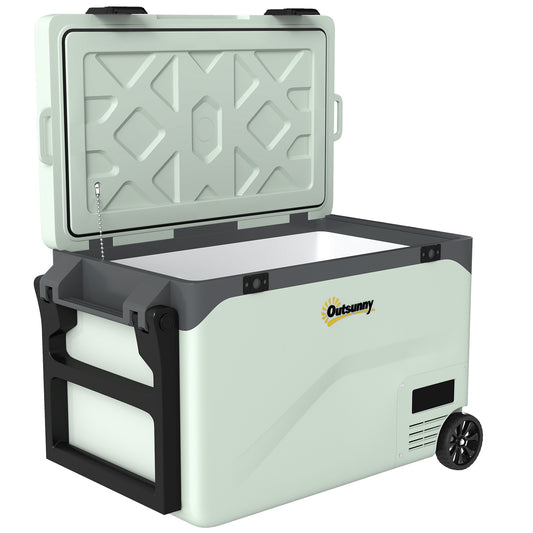 Photo of Outsunny 42.5L Compressor Car Fridge Freezer, Camping Refrigerator with App Control, 20℃-20℃ in 20℃-20℃ colour on a white background