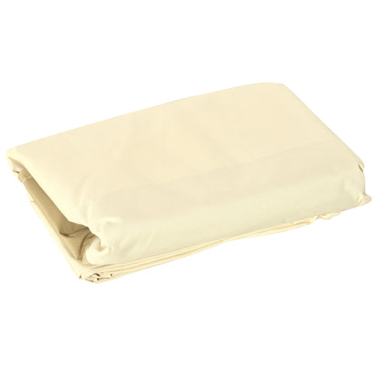 Folded cream Outsunny outdoor furniture cover