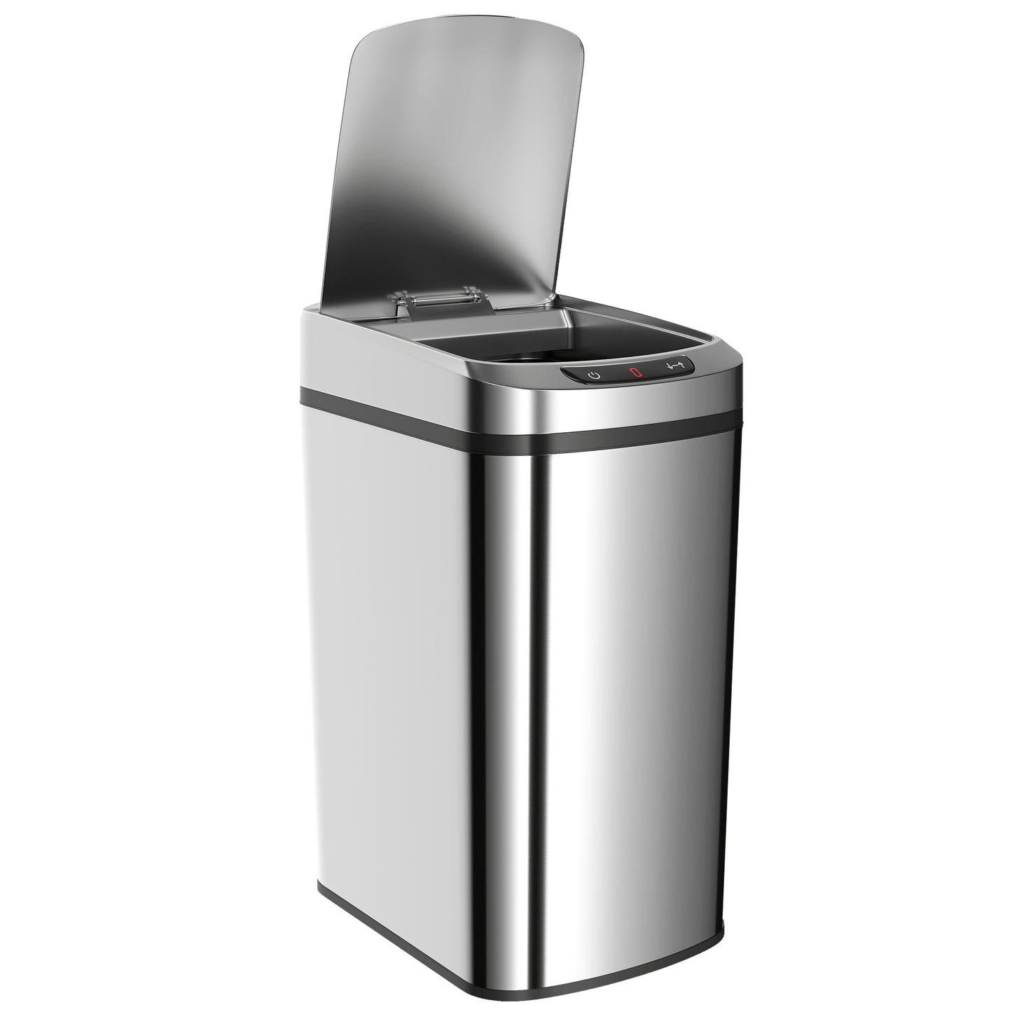 Photo of HOMCOM 12L Sensor Bin, Automatic Touchless Motion Sensor Kitchen Bin with Fingerprint Resistant Stainless Steel, Silver in Silver colour on a white background