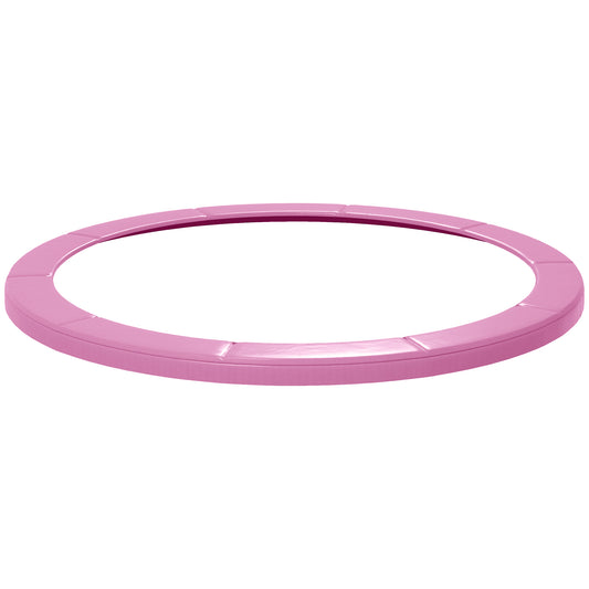 Photo of SPORTNOW 8FT Trampoline Spring Cover, Plastic Trampoline Pad Replacement with Elastic Cord, Waterproof, UV Resistant and Tear-Resistant, Pink in Pink colour on a white background