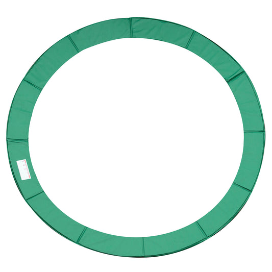 Photo of HOMCOM 12FT Trampoline Spring Cover, Plastic Trampoline Pad Replacement Safety Guard, Green in Green colour on a white background