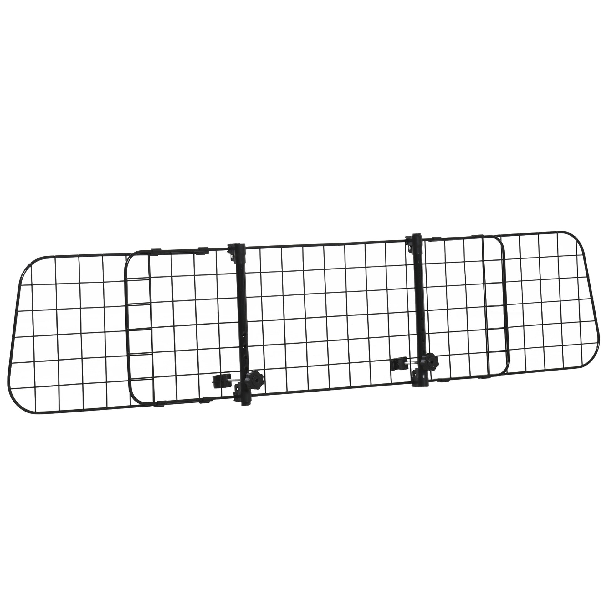 Photo of PawHut Heavy Duty Pet Dog Car Barrier Black in Black colour on a white background