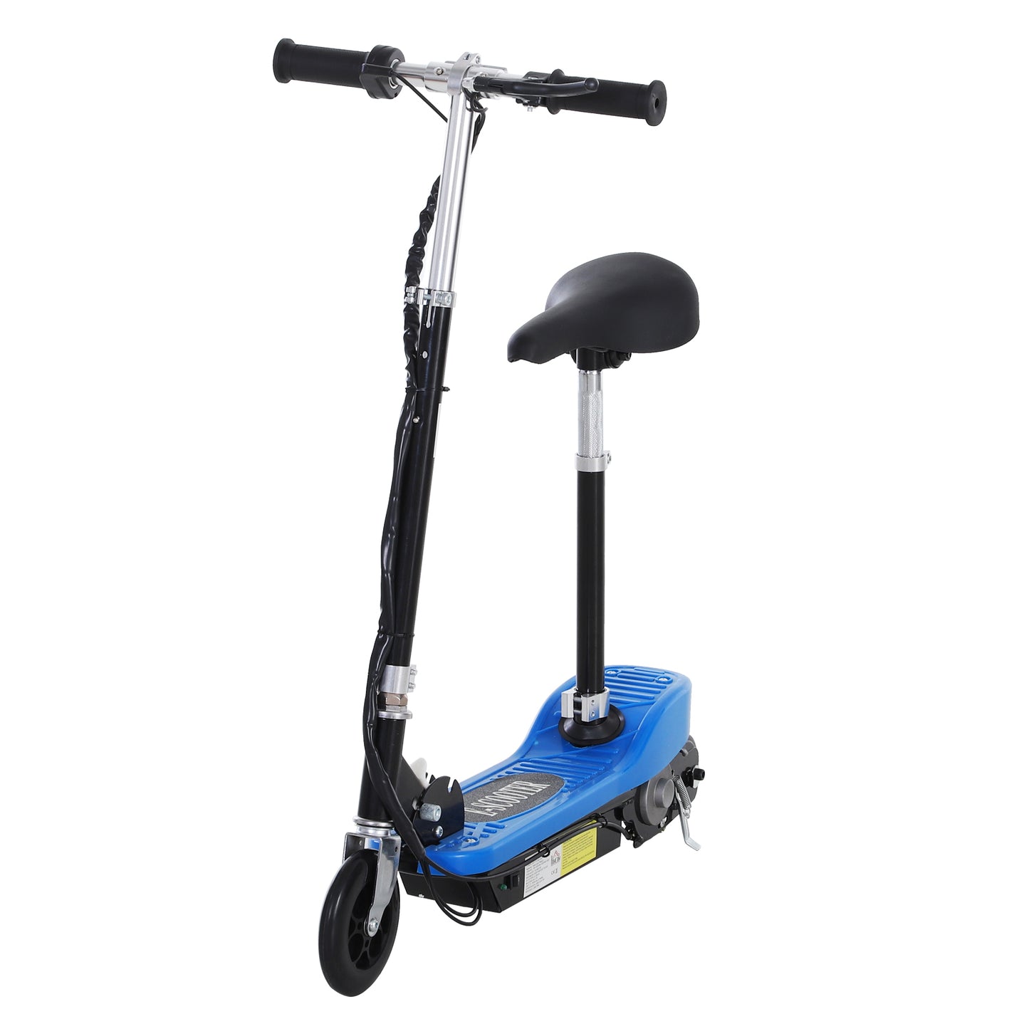 Photo of HOMCOM Foldable Electric Scooter for Kids 12V 120W W/Brake Kickstand -Blue in -Blue colour on a white background
