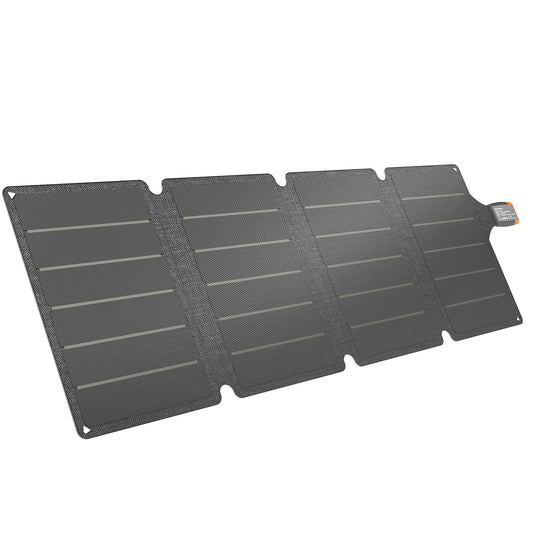 Photo of HOMCOM 36W Foldable Solar Panel, Portable Solar Charger Type-C to USB-A Charging Port, Power Supply for Outdoor in Outdoor colour on a white background