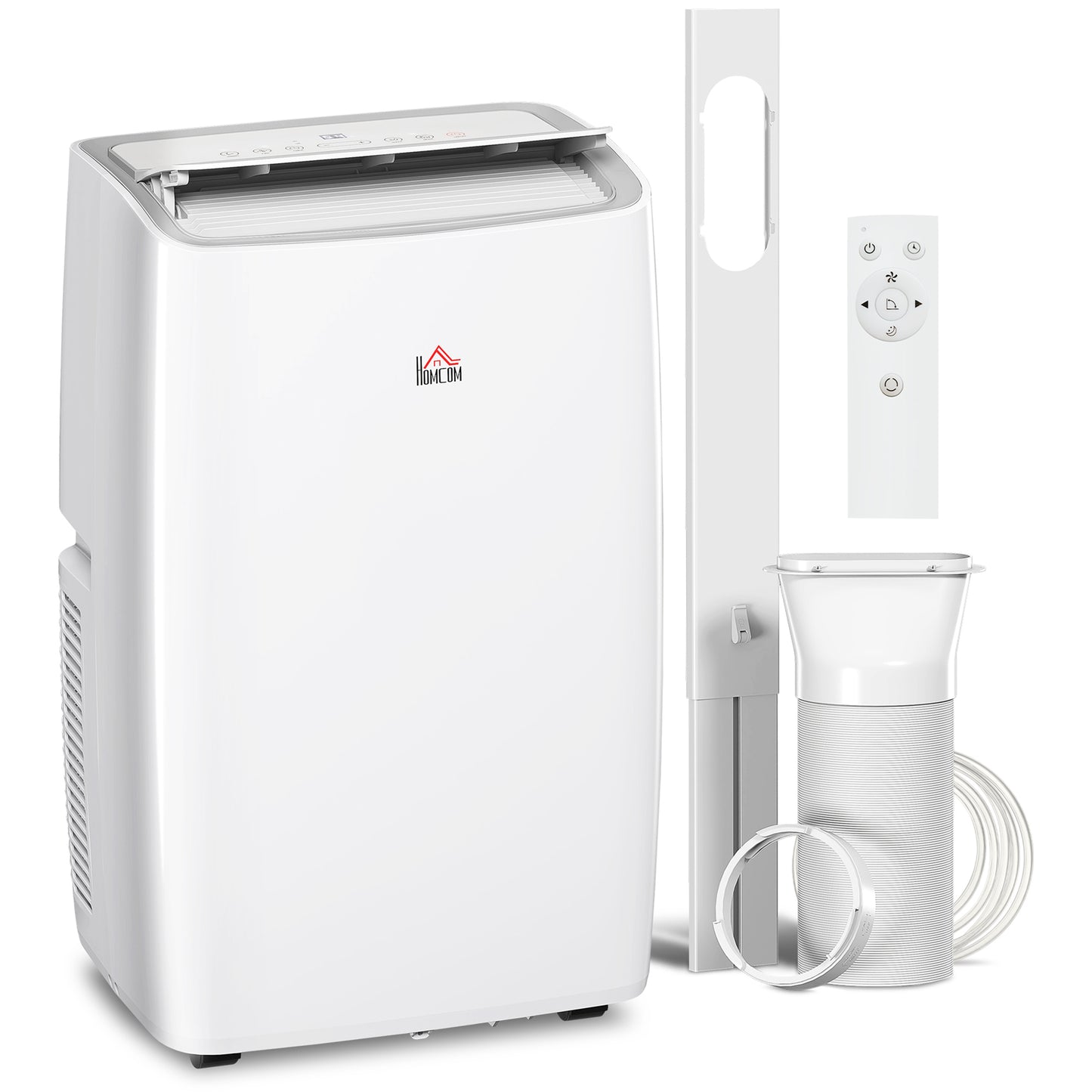 Photo of HOMCOM Portable Air Conditioner 12000 BTU BTU, 4-in-1 Air Conditioning Unit, Dehumidifier, Cooling, Fan, Child Lock, 35 m² in m² colour on a white background