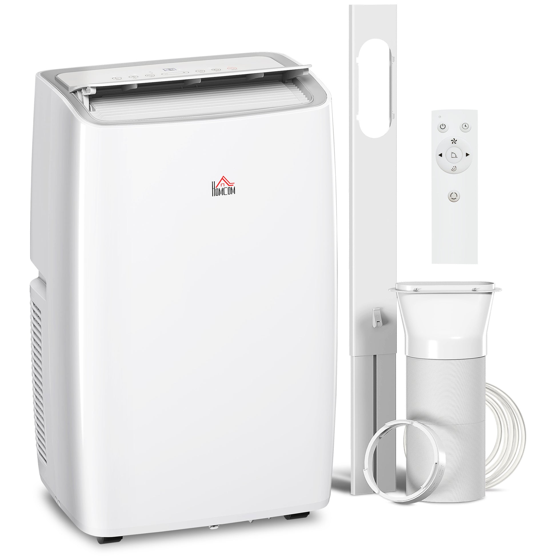 Photo of HOMCOM Portable Air Conditioner 12000 BTU BTU, 4-in-1 Air Conditioning Unit, Dehumidifier, Cooling, Fan, Child Lock, 35 m² in m² colour on a white background