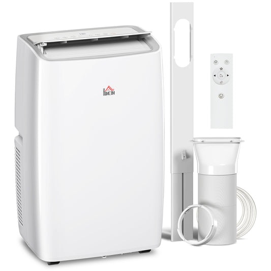 Photo of HOMCOM Portable Air Conditioner 12000 BTU BTU, 4-in-1 Air Conditioning Unit, Dehumidifier, Cooling, Fan, Child Lock, 35 m² in m² colour on a white background