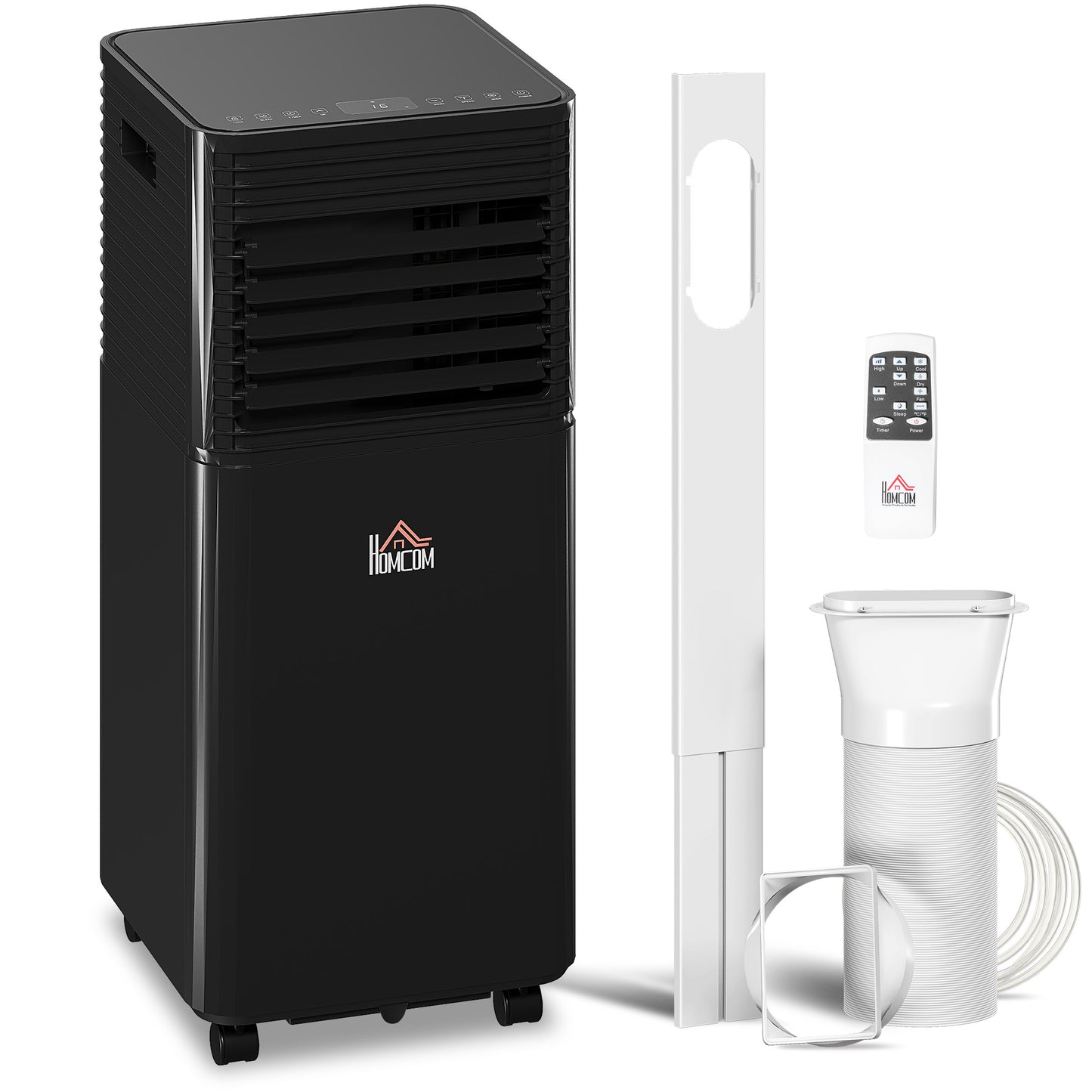HOMCOM 5000 BTU 4-In-1 Portable Air Conditioner Unit for Room up to 18m², Good Housekeeping Institute Approved