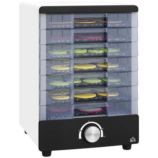 Photo of HOMCOM Seven Tray, 40-70°C Food Dehydrator - White in White colour on a white background