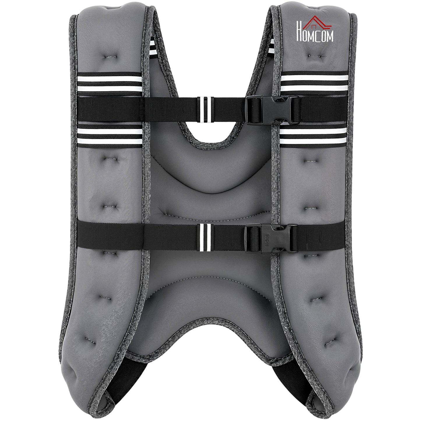 Photo of HOMCOM 8KG Weighted Vest, Running Weight Vest with Adjustable Strap, Convenient Pocket and Reflective Strips for Men and Women in Women colour on a white background