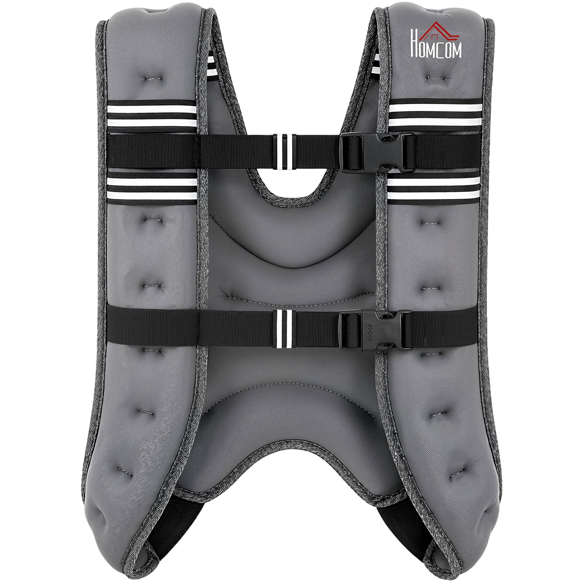 Photo of HOMCOM 8KG Weighted Vest, Running Weight Vest with Adjustable Strap, Convenient Pocket and Reflective Strips for Men and Women in Women colour on a white background