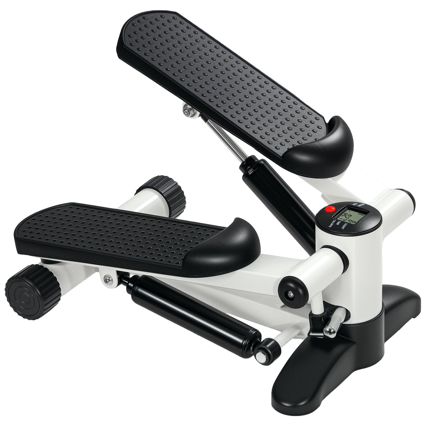 Photo of SPORTNOW Mini Stepper Machine, with LCD Monitor, Non-Slip Pedals, White in White colour on a white background