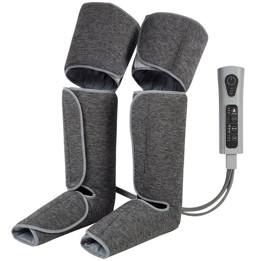 Photo of HOMCOM Leg Massager with Heat, Compression, 3 Auto Modes & 3 Intensities,  Foot and Calf Massage Machine in Machine colour on a white background