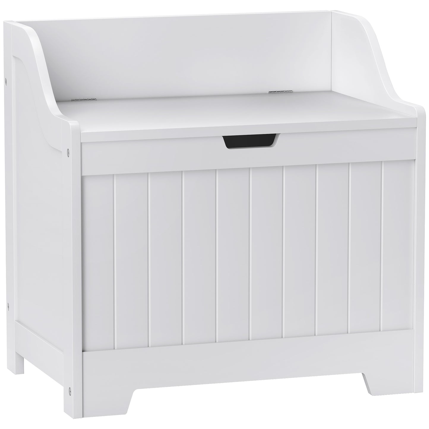 Photo of HOMCOM 61L Home Storage Chest - White in White colour on a white background