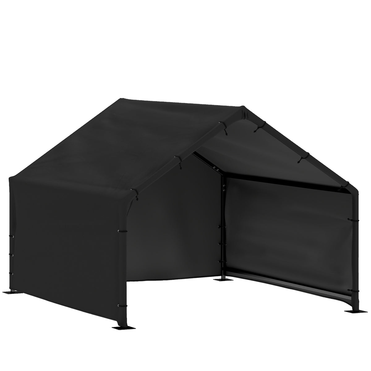 Photo of PawHut Dog Shade Shelter Outdoor, Dog House Outside with Canopy, Pet Tent for Small Medium Large Breeds in Breeds colour on a white background