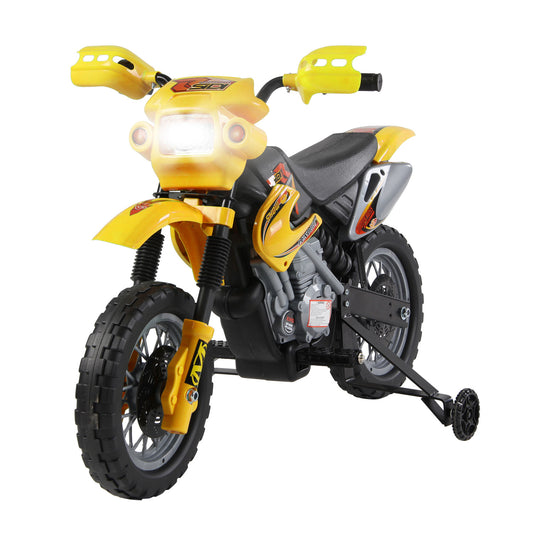 Photo of HOMCOM Electric Motorcycle for Kids Ride on Toys-Yellow in Toys-Yellow colour on a white background