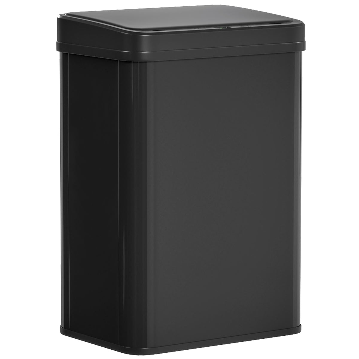 Photo of HOMCOM 40L Sensor Bin with Soft-Close Lid, Stainless Steel Automatic Touchless Motion Sensor Kitchen Bin, Black in Black colour on a white background