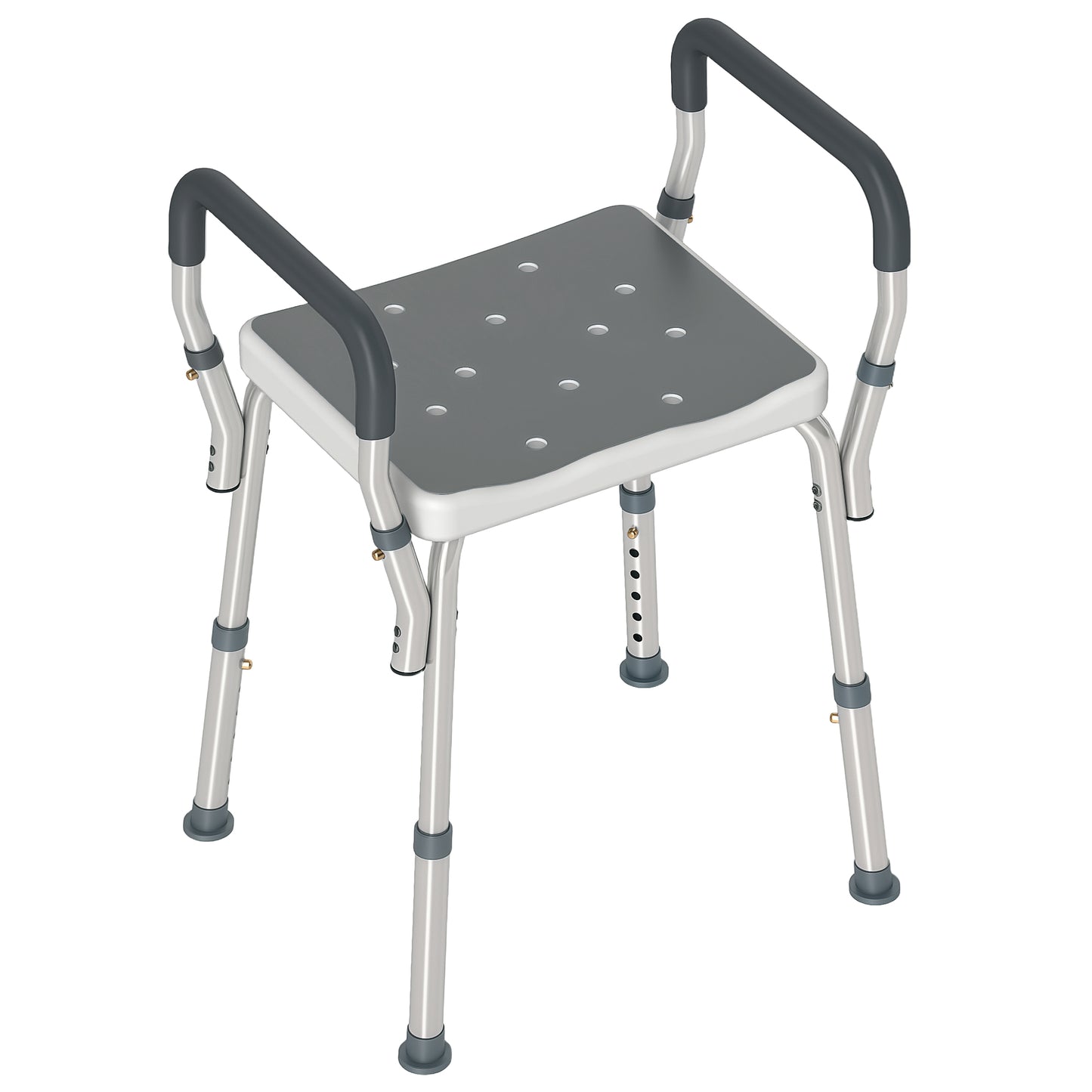 Photo of HOMCOM 57-69cm Aluminium Frame Bath Seat in Seat colour on a white background