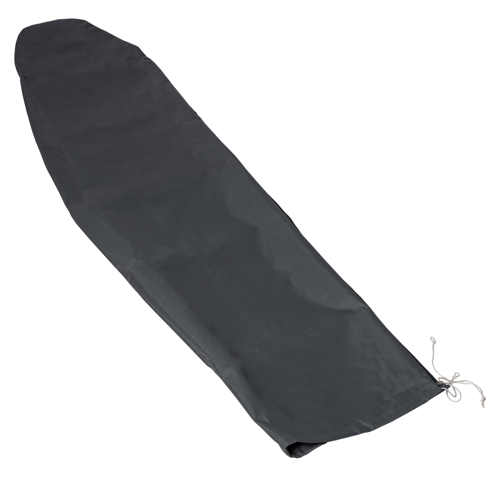 Photo of Outsunny Parasol Cover, Patio Cantilever Cover, Banana Umbrella Protector with Rod, Zipper for Outdoor Garden, Patio, Dark Grey in Grey colour on a white background