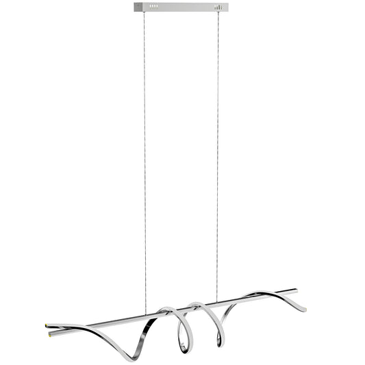 Photo of HOMCOM Pendant Light with 3 Colour Temperatures - Silver Tone in Tone colour on a white background