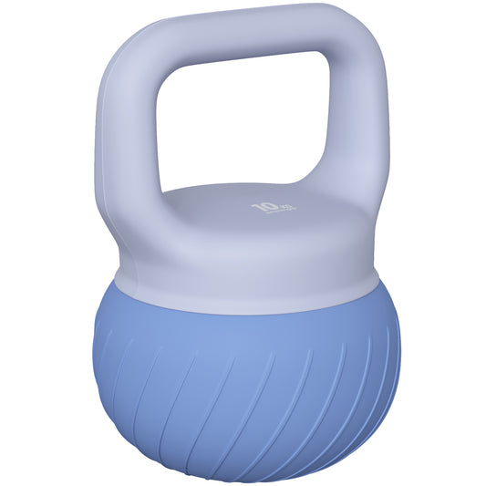 Photo of SPORTNOW Soft Kettlebell, 10kg Kettle Bell with Anti-Slip Grip for Home Gym Weight Lifting and Strength Training in Training colour on a white background