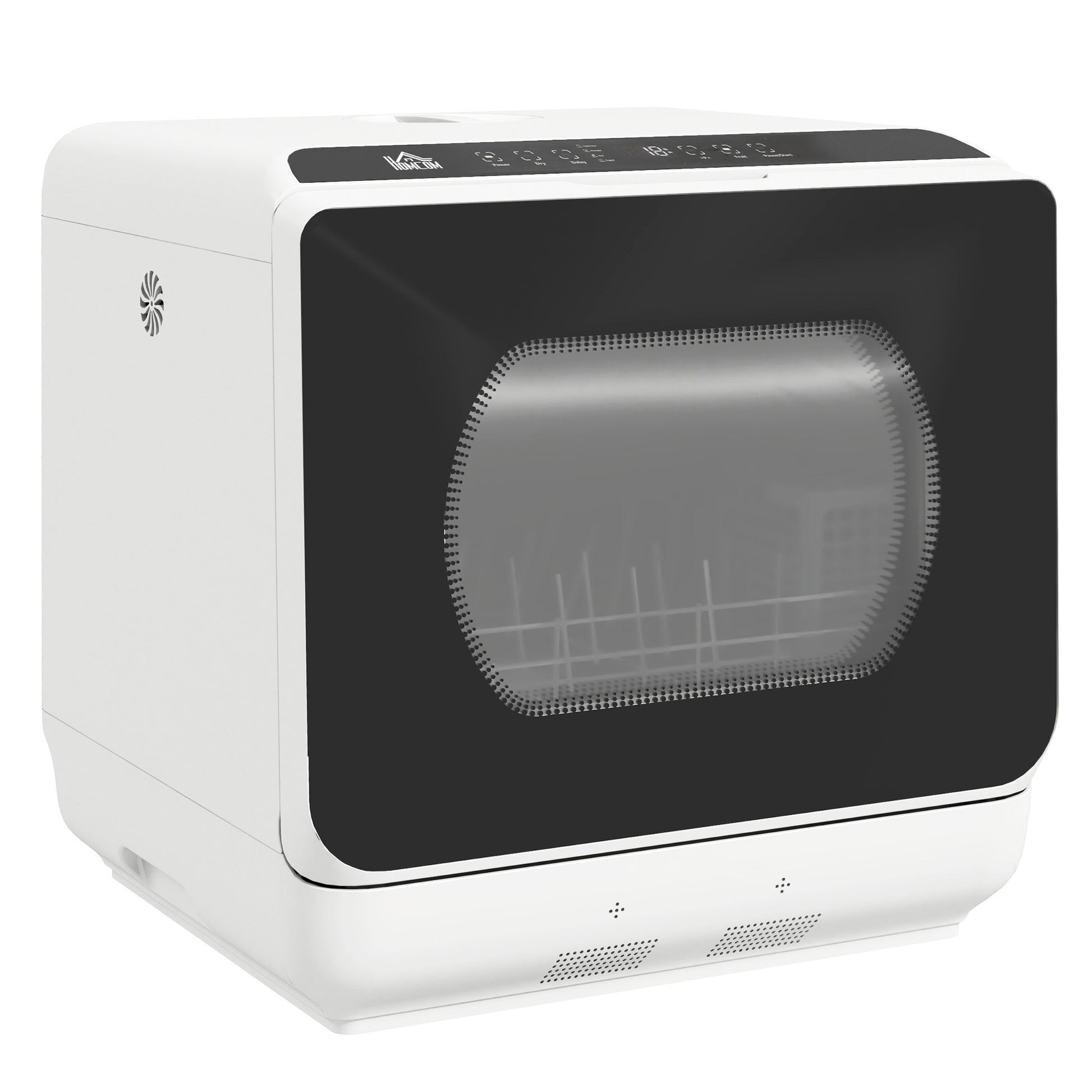 Photo of HOMCOM Six-Programme Countertop Dishwasher - White in White colour on a white background