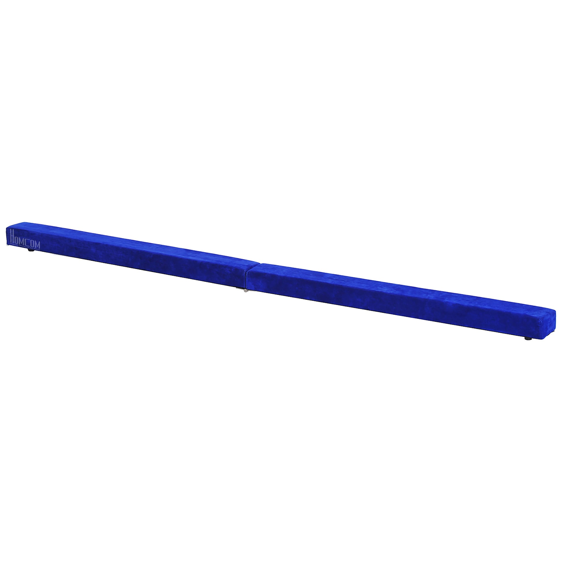 Photo of HOMCOM 2.1M 7FT Gymnastics Folding Balance Beam Home Gym Training Exercise Sports - Blue in Blue colour on a white background