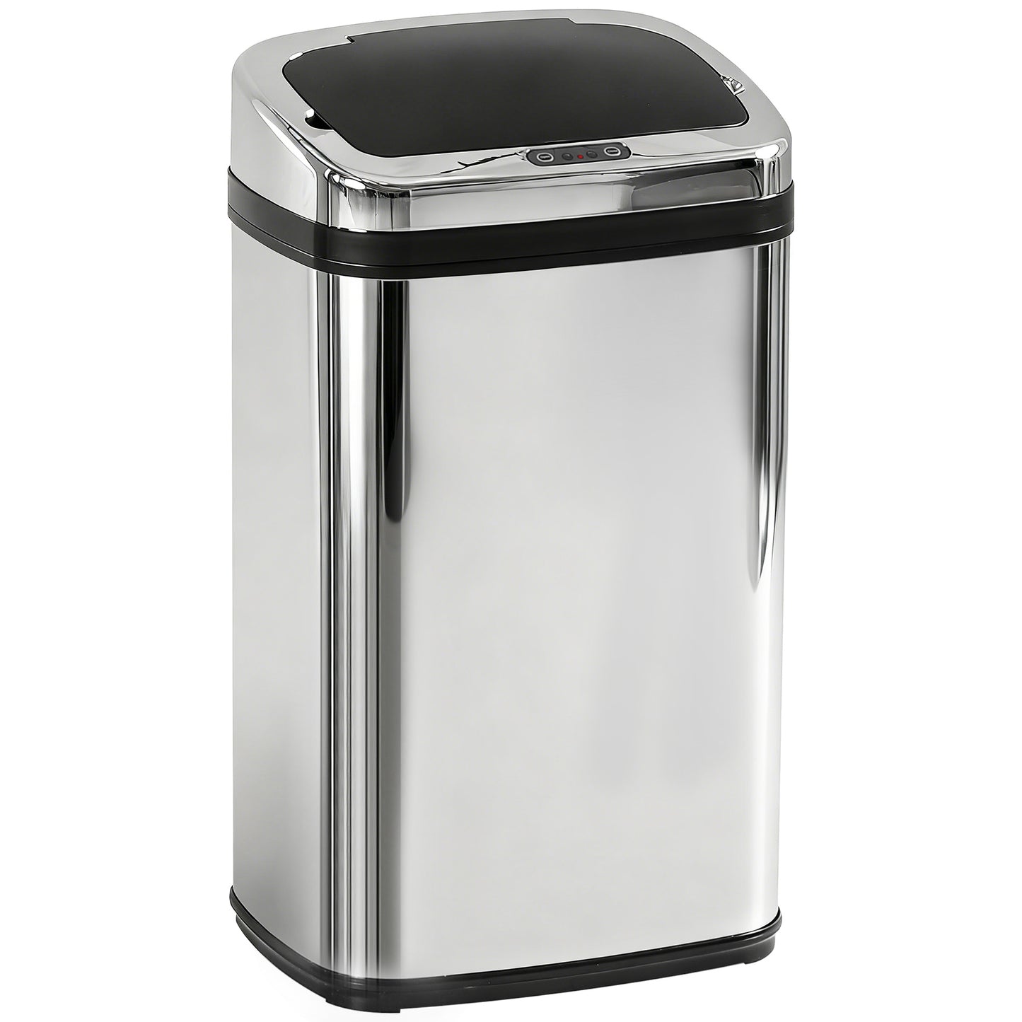 Photo of HOMCOM 30L Stainless Steel Motion Sensor Lid Bin - Silver Tone in Tone colour on a white background