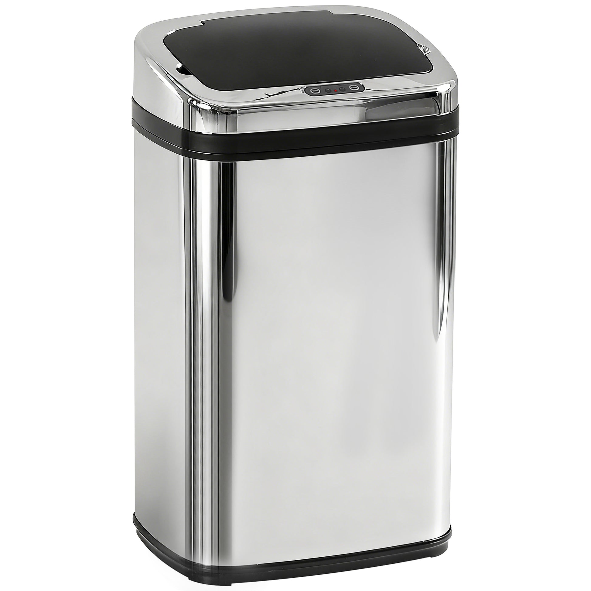 Photo of HOMCOM 30L Stainless Steel Motion Sensor Lid Bin - Silver Tone in Tone colour on a white background