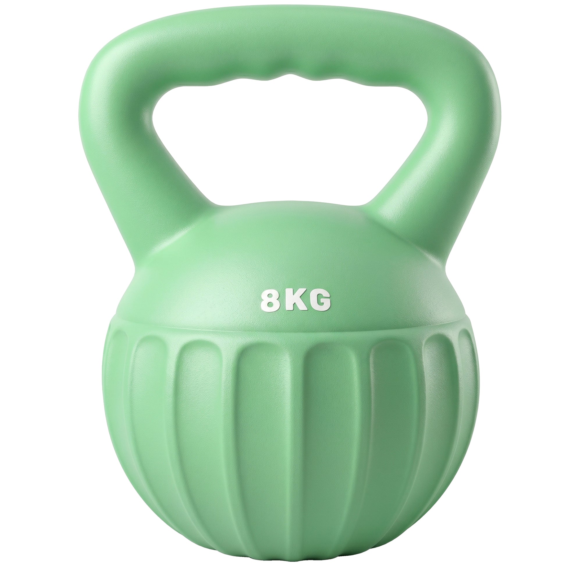 Photo of SPORTNOW Kettlebell for Strength Training Kettle Bell with Non-Slip Handle 8 kg Green in Green colour on a white background