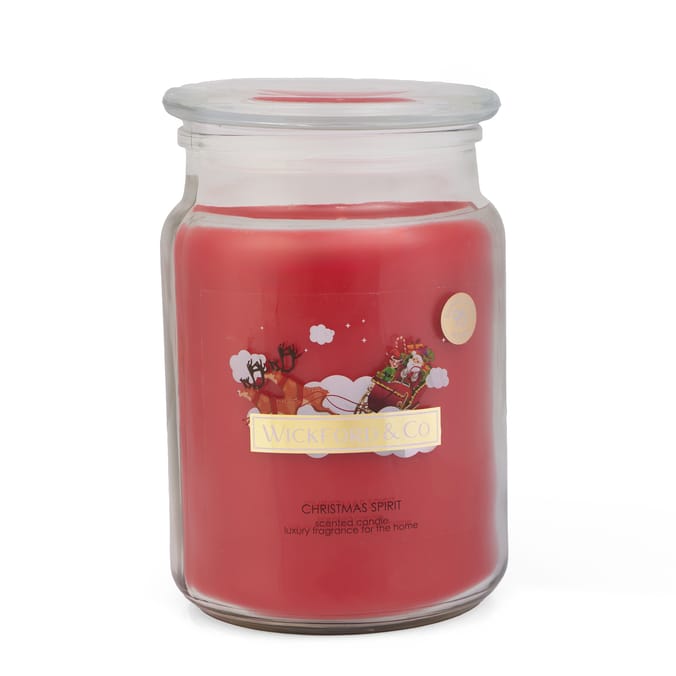 Wickford & Co 18oz Scented Candle – 95hr Burn Time – Long-Lasting Home Fragrance